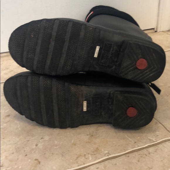 SOLD ON MERCARI Hunter Rain Boots w/ Sock Inserts - Picture 4 of 6